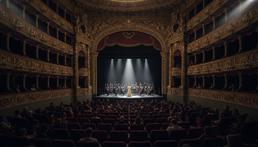 Grand theater showroom with spectacular live performance